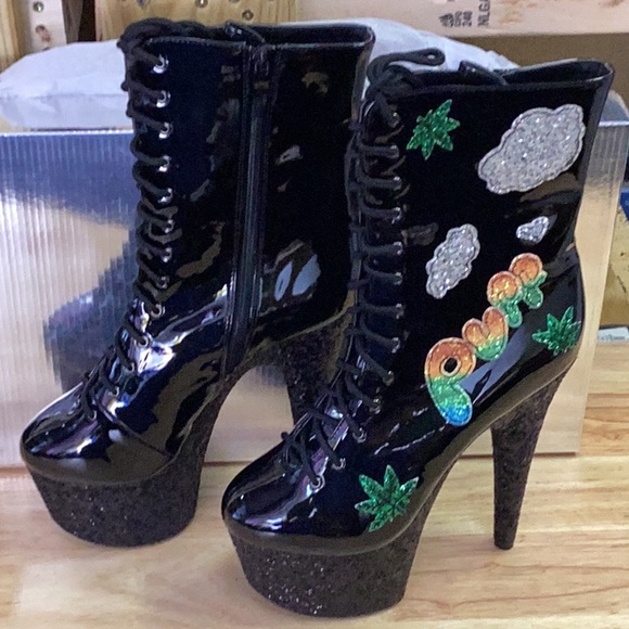 Ellie Shoes - Women's 709-PUFF-BLK-10 Ankle Boot - new - Picture 5 of 10